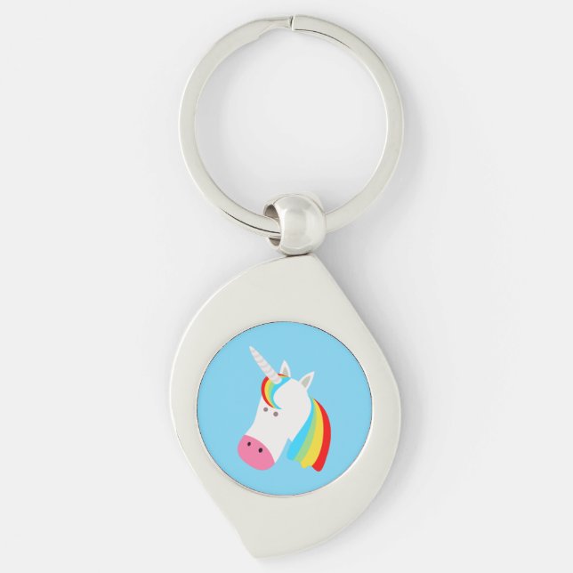 Einhorn Schlüsselanhänger (Vorderseite)