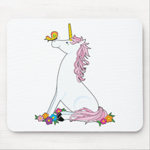 Einhorn-Schmetterling Mousepad