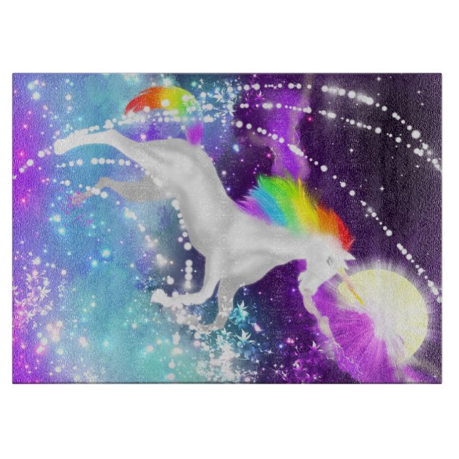 Einhorn Schneidebrett (Vorderseite)