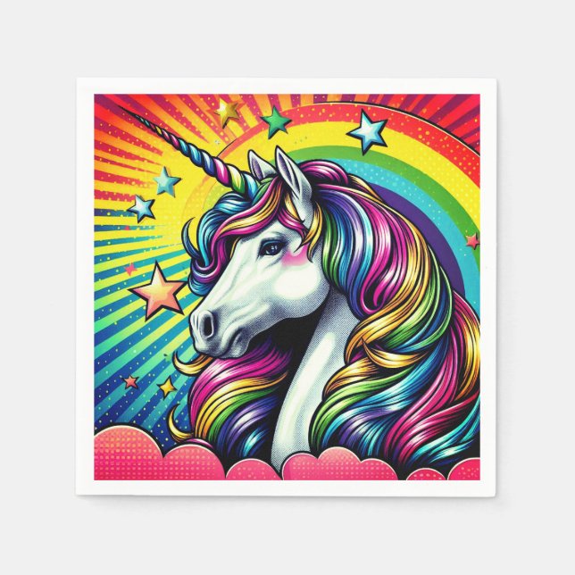 Einhorn Servietten! Serviette (Vorderseite)