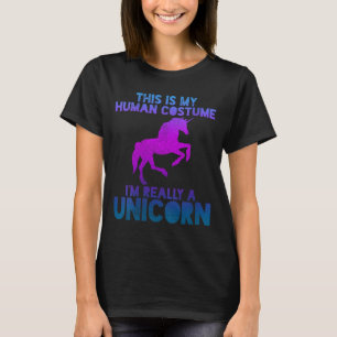 Einhorn-Shirt für Frauen - Kostüm-Spruch Lustig T-Shirt