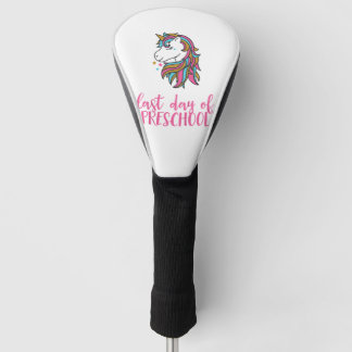 Einhorn-Shirt für Mädchen zum letzten Tag im Vorsc Golf Headcover