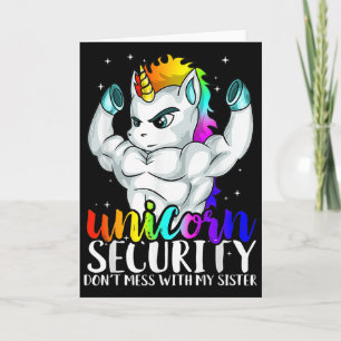 Einhorn Sicherheit Bring Meine Schwester Nicht Dur Karte