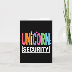 Einhorn-Sicherheit Halloween Vater Mama Brother Co Karte
