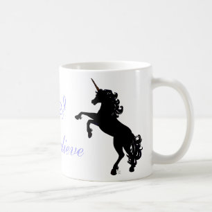 Einhorn-Silhouette Kaffeetasse