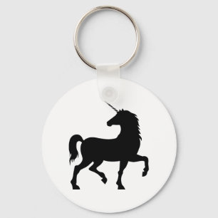 Einhorn-Silhouette Schlüsselanhänger
