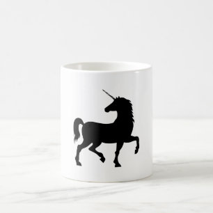 Einhorn-Silhouette Tasse