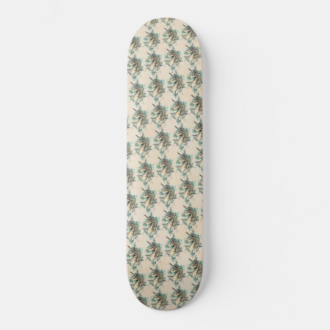 Einhorn Skateboard (Vorderseite)