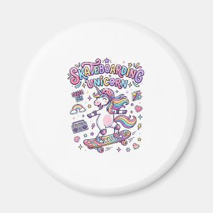 Einhorn Skateboarding Einhorn Fettgedruckte Typogr Magnet
