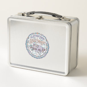 Einhorn Slothicorn Langsame Magie Whimsical T-Shir Metall Brotdose