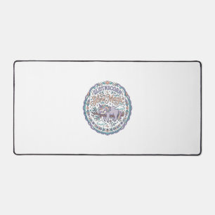 Einhorn Slothicorn Langsame Magie Whimsical T-Shir Schreibtischunterlage