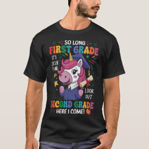 Einhorn So Long Erste Klasse Abschluss Letzter Tag T-Shirt