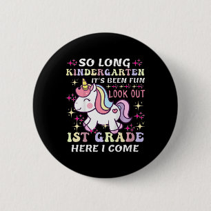 Einhorn So Long Kindergarten Es Hat Spaß Gemacht P Button