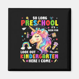 Einhorn So Long Pre K Abschluss Kindergarten Hier Magnet
