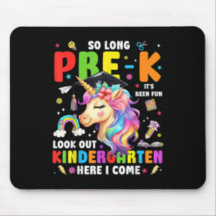 Einhorn So Long Pre K Abschluss Kindergarten Hier Mousepad