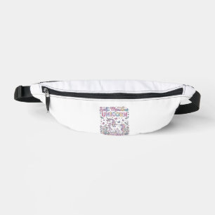Einhorn Soft Wiese Einhorn Niedliches Vektor Desig Bauchtasche