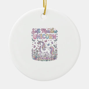 Einhorn Soft Wiese Einhorn Niedliches Vektor Desig Keramik Ornament