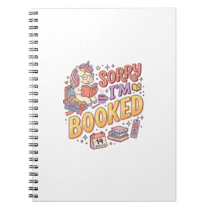 Einhorn Sorry Ich Bin Gebucht Whimsical Zazzle Des Notizblock