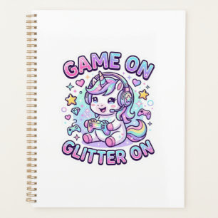 Einhorn Spiel An Glitter An Grafikdesign Merch De Planer
