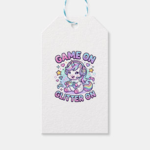 Einhorn Spiel Ein Glitter Ein Grafikdesign Merch D Geschenkanhänger