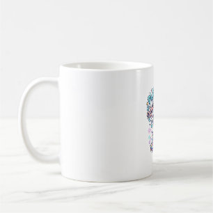 Einhorn Spieler Eins Einhorn Modus Retro-Stil Graf Kaffeetasse