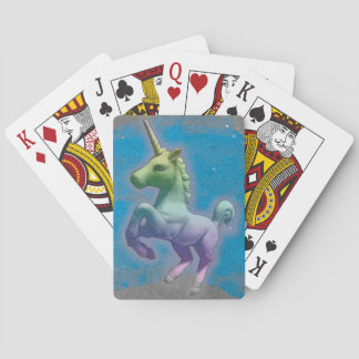 Einhorn-Spielkarte-Standard (blauer Nebelfleck) Spielkarten