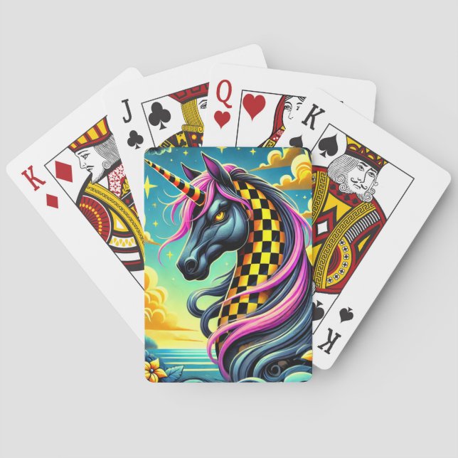 Einhorn Spielkarten (Rückseite)