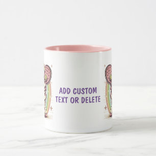 Einhorn spielt Pickleball Sportliebhaber Tasse