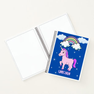 Einhorn-Spiralheft Notizbuch