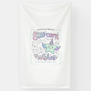 Einhorn Starcorn Wünsche Ansprechende Bekleidung G Banner