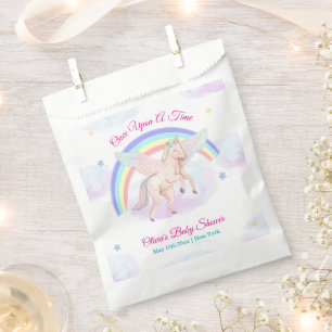 Einhorn Stern Regenbogen Märchen Baby Shower Geschenktütchen