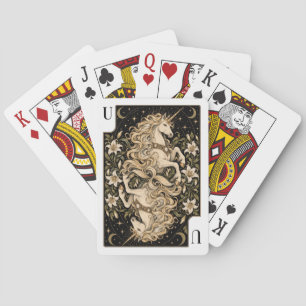 Einhorn, Sternenlicht-Tarot-Kunst Spielkarten