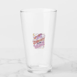 Einhorn-Sternenstaub in Meinen Adern Whimsical Mer Glas