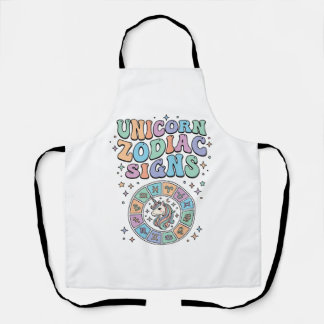 Einhorn-Sternzeichen Kawaii-Vektordesign_1 Schürze