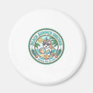 Einhorn Strand Sommer Einhorn POD Fertige Bekleidu Magnet