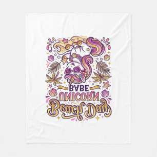 Einhorn Strand Tag Einhorn Babe Stylisch Zazzle De Fleecedecke