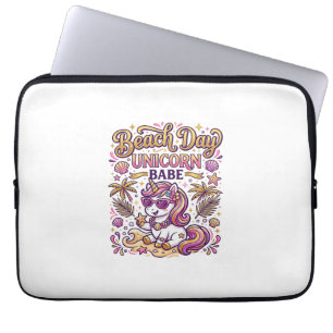 Einhorn Strand Tag Einhorn Babe Stylisch Zazzle De Laptopschutzhülle