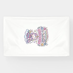 Einhorn Stricken Häkeln Einhorn Liebliche Typograf Banner