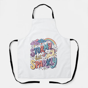 Einhorn stürmisch aber funkelnd wunderliche Merch  Schürze