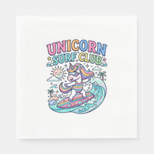 Einhorn-Surf-Club Serviette