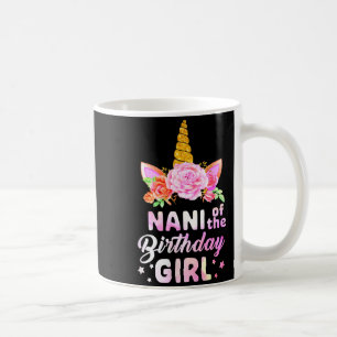 Einhorn süße Nani des Geburtstagsmädchens lustig Kaffeetasse