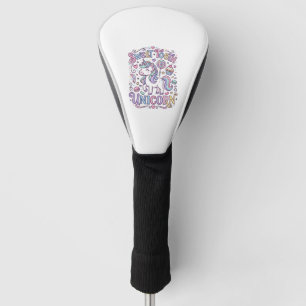 Einhorn Süßer Zahn Einhorn Original Merch Design_ Golf Headcover