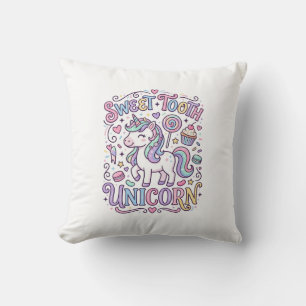 Einhorn Süßer Zahn Einhorn Original Merch Design_ Kissen