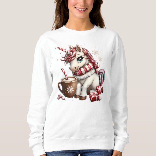 Einhorn Sweatshirt (Vorderseite)
