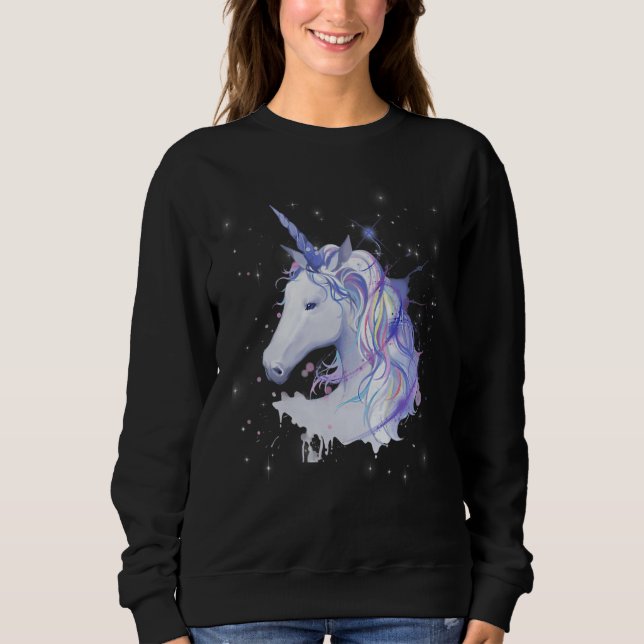 Einhorn Sweatshirt (Vorderseite)