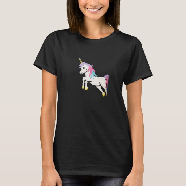 Einhorn-T-Shirt Sasha Obama T-Shirt (Vorderseite)