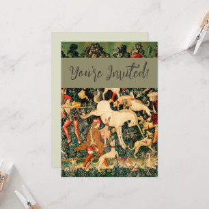 Einhorn Tapestries verteidigt Jagd Einladung