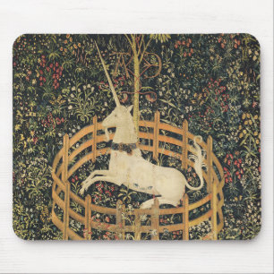 Einhorn-Tapisserien-Captivity-Mittelalterliche Tap Mousepad