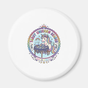 Einhorn-Tarot-Einhorn-Leser-Lustiges-Shirt-Grafik_ Magnet