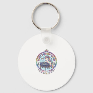 Einhorn Tarot Einhorn Leser Lustiges Shirt Grafik_ Schlüsselanhänger